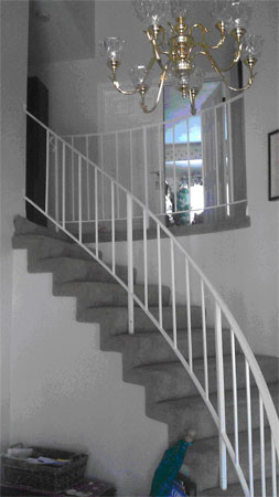 Curved Staircase Remodeling from Woodstairco.com