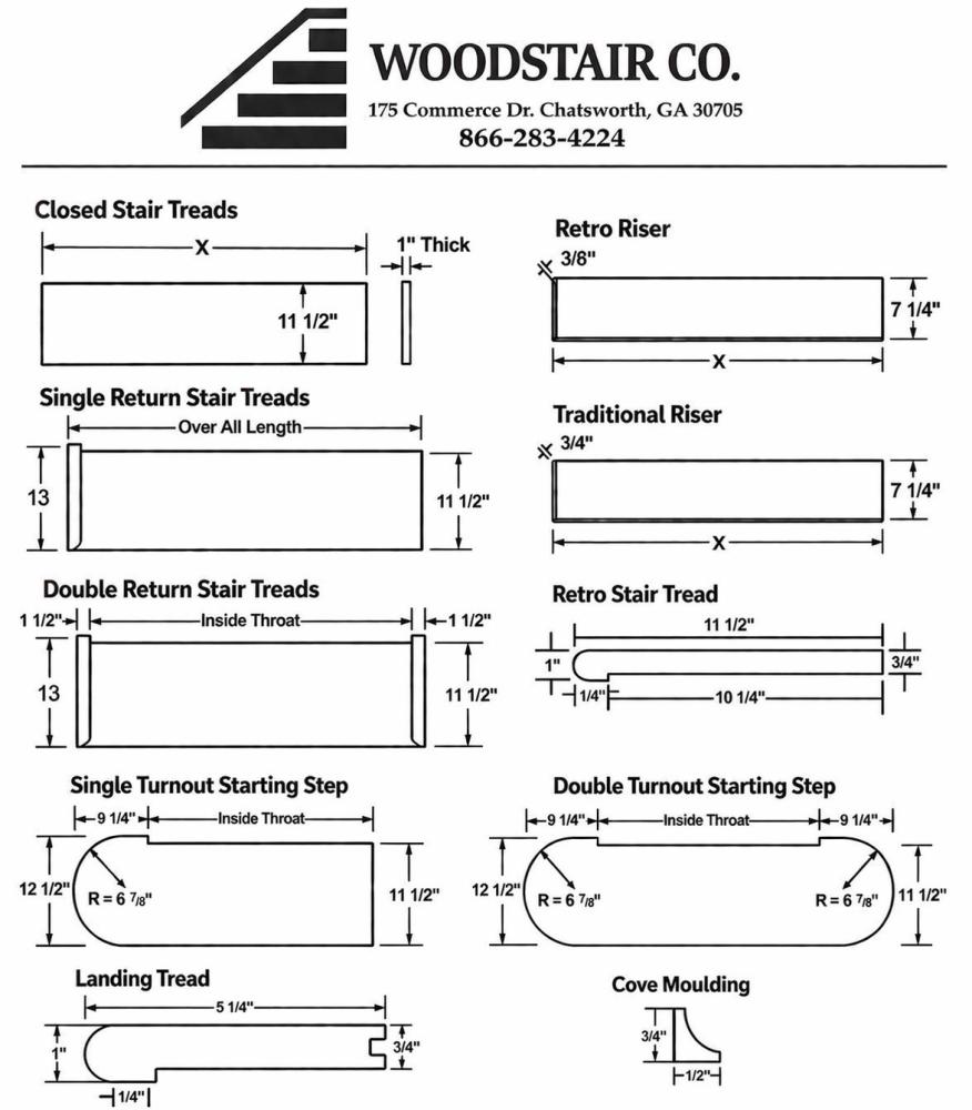 Standard Stair Tread Dimensions