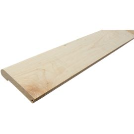White Hard Maple Unfinished Landing Tread 36 in