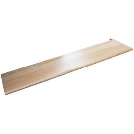 American Cherry Natural (Prefinished Clear) Traditional Right Return Stair Tread 48 in