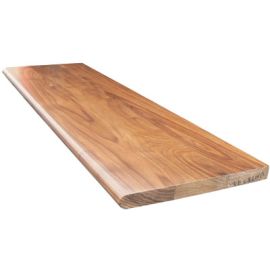Walnut Natural (Prefinished Clear) Traditional Stair Tread Closed 48 in