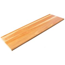 Birch Natural (Prefinished Clear) Traditional Stair Tread Closed 54 in