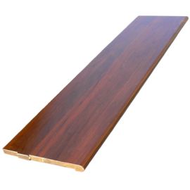 Brazilian Walnut (Ipe) Unfinished Retro Stair Tread Closed 84 in