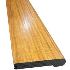 Santos Mahogany Natural (Prefinished Clear) Landing Tread 72 in