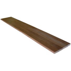 Sapele Unfinished Traditional Stair Tread Closed 94 in