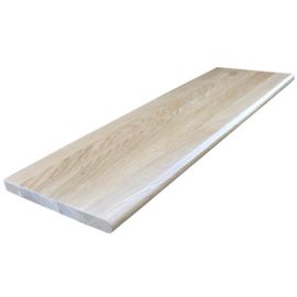 White Oak Prefinished Traditional Stair Treads - 1" x 11-1/2"