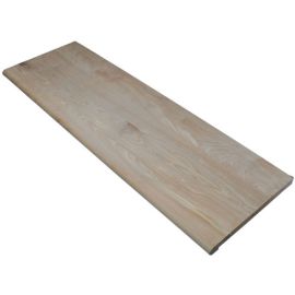 Birch Natural (Prefinished Clear) Retro Stair Tread Closed 36 in