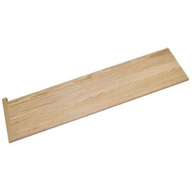 Southern Yellow Pine (Grade C and Better) Prefinished Traditional Left Return Stair Treads - 1" x 11-1/2"