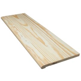 Southern Yellow Pine (Grade C and Better) Natural (Prefinished Clear) Retro Stair Tread Closed 42 in