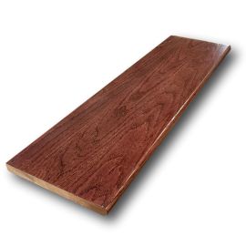 Red Oak Cherry Traditional Stair Tread Closed 48 in