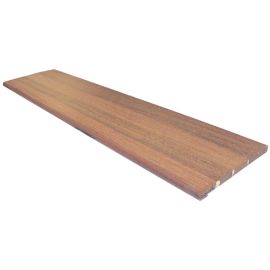 Cumaru Unfinished Retro Stair Tread Closed 36 in