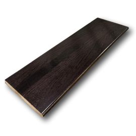 Red Oak Ebony Traditional Stair Tread Closed 36 in