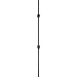 Hollow Metal - Double Knuckle Iron Baluster - 1/2 in x 44 in