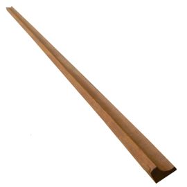 Brazilian Walnut (Ipe) Natural (Prefinished Clear) Cove Moulding 48 in