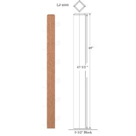 LJ-4000 3-1/2 in Craftsman Newel Post