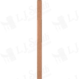 LJ-4001 3-1/2 in x 58 in Craftsman Newel Post - Red Oak