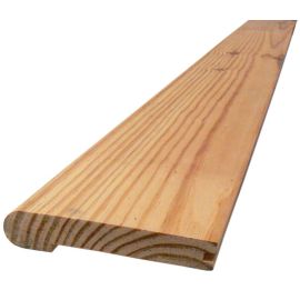 New Aged Heart Pine Natural (Prefinished Clear) Landing Tread 48 in