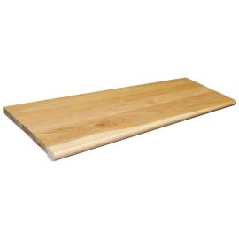 Hickory Natural (Prefinished Clear) Retro Stair Tread Closed 54 in