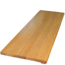 Prefinished Red Oak Retro Stair Treads - 3/4" x 11-1/2" (1" Nose)
