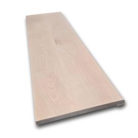 Birch Unfinished Retro Stair Tread Closed 36 in
