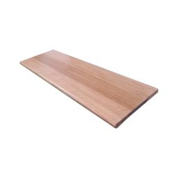 White Oak Rift And Quartered Natural (Prefinished Clear) Retro Stair Tread Closed 54 in