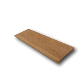 Brazilian Cherry (Jatoba) Unfinished Retro Stair Tread Closed 36 in