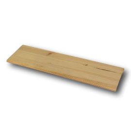New Aged Heart Pine Unfinished Retro Stair Tread Closed 60 in