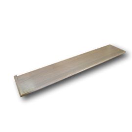Red Oak Greystone Traditional Left Return Stair Tread 42 in