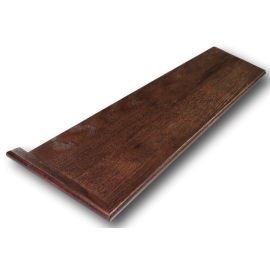 Red Oak Lowcountry Cordial Traditional Left Return Stair Tread 94 in