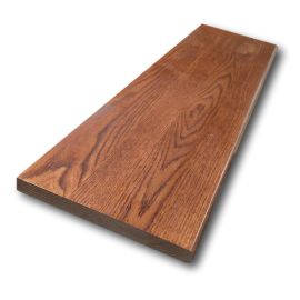Red Oak Gunstock Traditional Stair Tread Closed 48 in