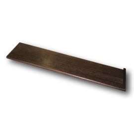Red Oak Ebony Traditional Right Return Stair Tread 42 in