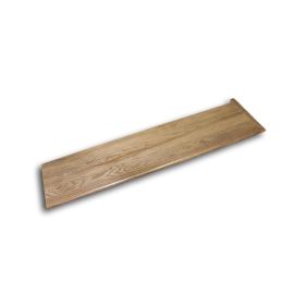 Red Oak Smoke Traditional Right Return Stair Tread 72 in