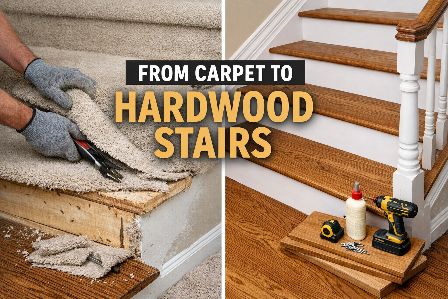 Convert Carpeted Stairs to Hardwood: Step-by-Step DIY Guide & Cost Breakdown
